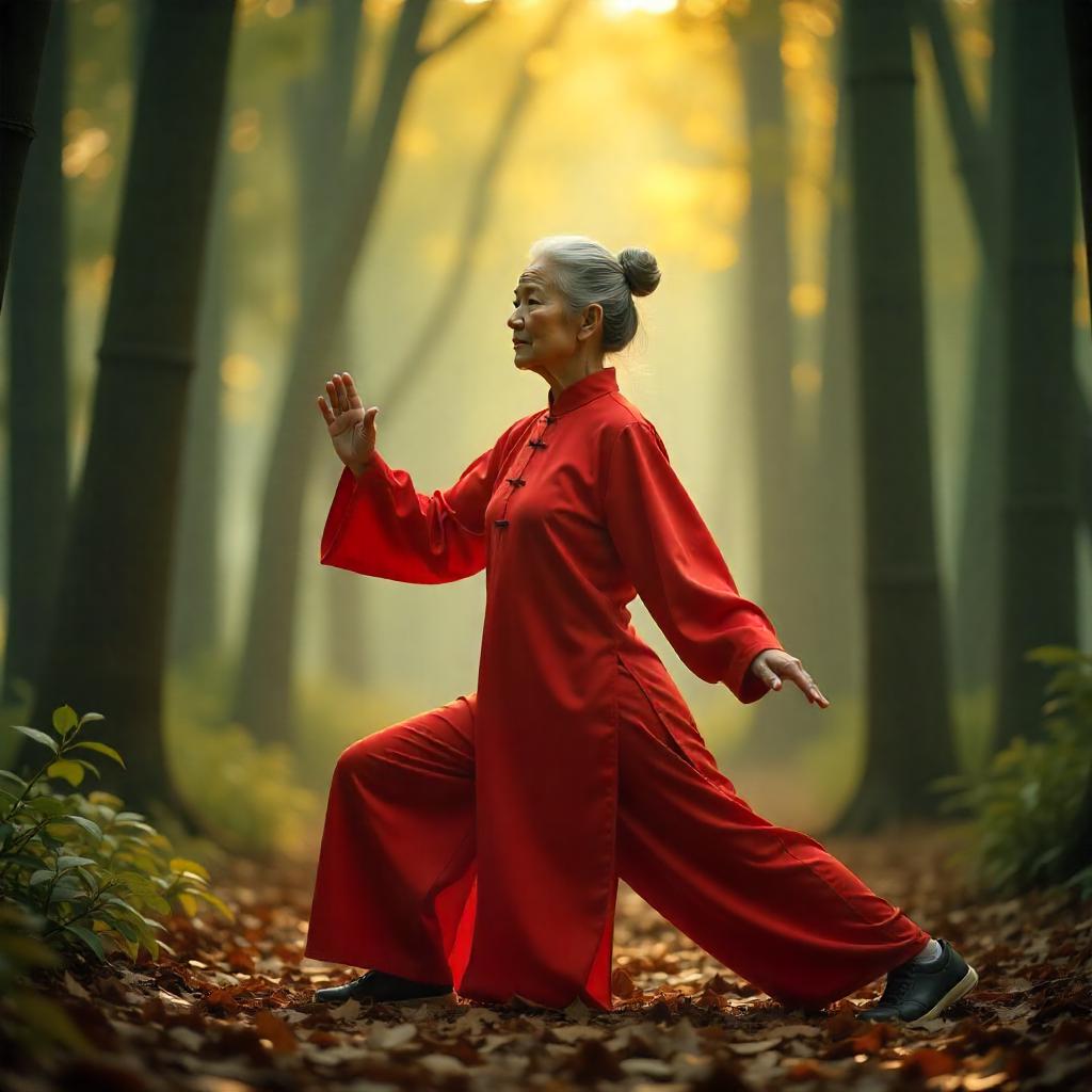 Meditation og indre fred symboliseret i naturens farver
